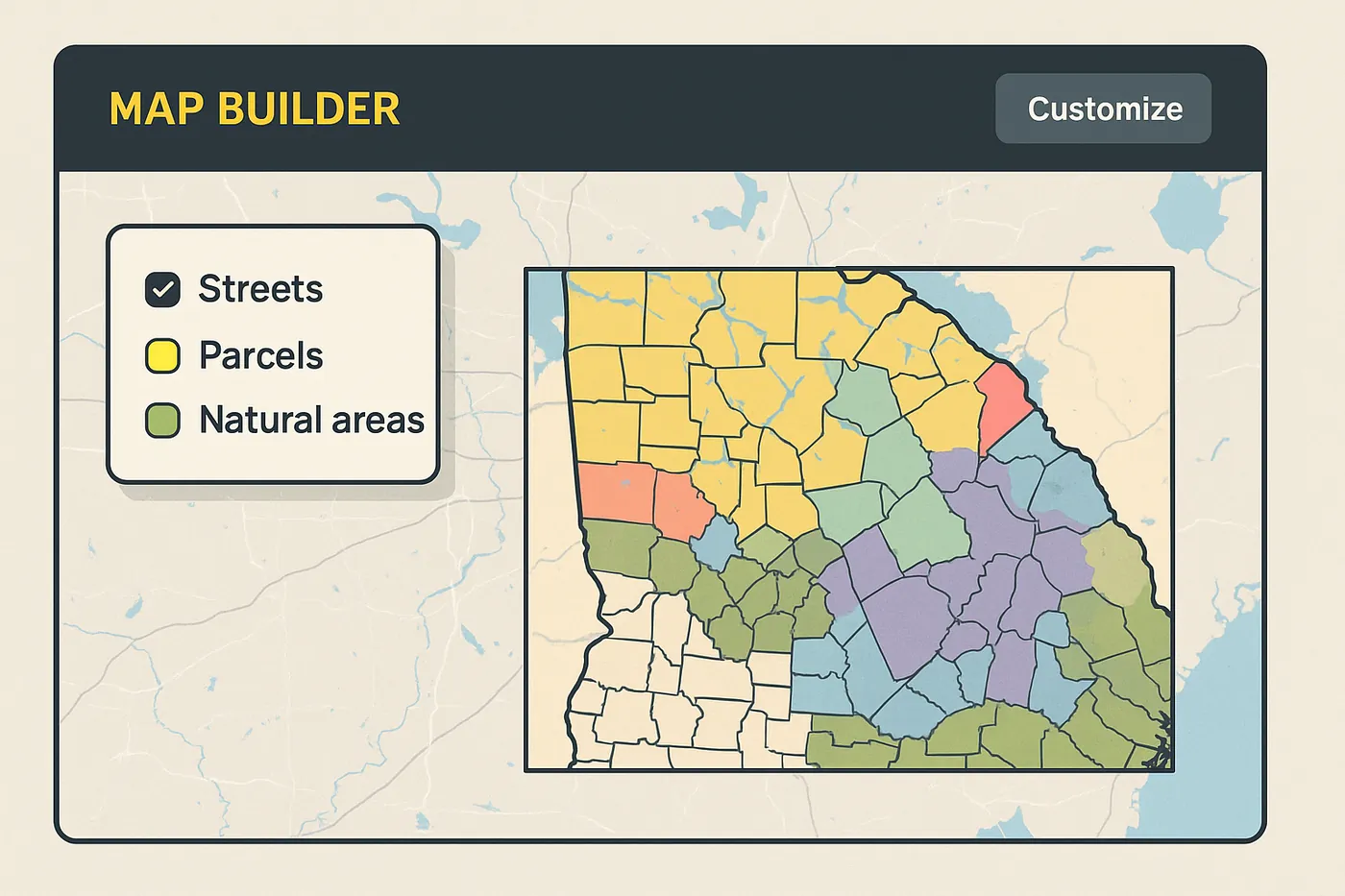 HumanoSys GIS map builder